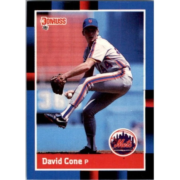 1988 David Cone Donruss Baseball Card #653 - Picture 1 of 2